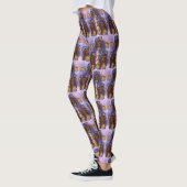 Dackeln Mardi Gras Leggings (Links)