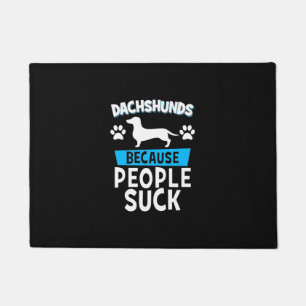 Dackeln mit meinen Freunden Fußmatte