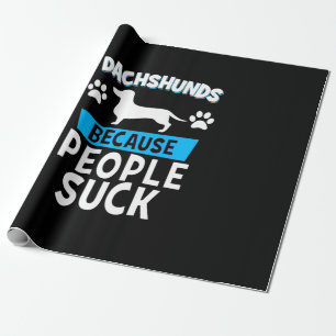 Dackeln mit meinen Freunden Geschenkpapier
