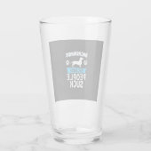 Dackeln mit meinen Freunden Glas (Rückseite)