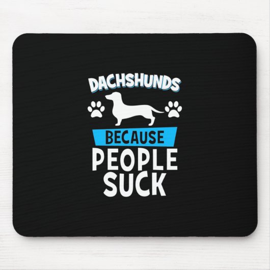 Dackeln mit meinen Freunden Mousepad (Vorne)