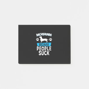 Dackeln mit meinen Freunden Post-it Klebezettel