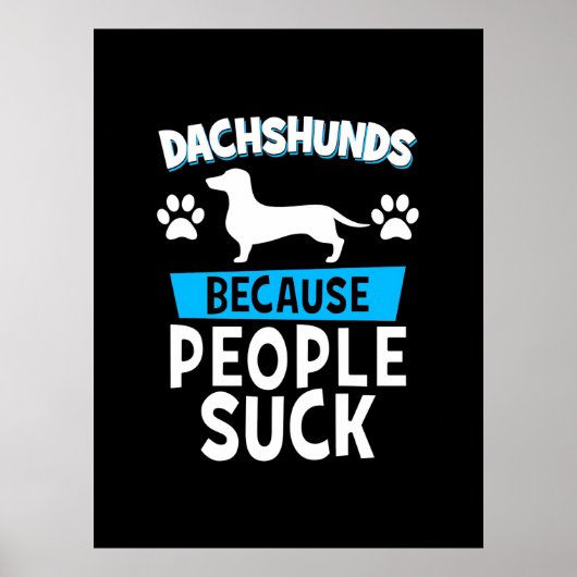 Dackeln mit meinen Freunden Poster (Vorne)