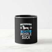 Dackeln mit meinen Freunden Tasse (Zentrum)
