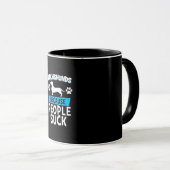 Dackeln mit meinen Freunden Tasse (VorderseiteRechts)