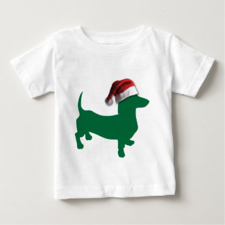 Dackeln mit Weihnachtsliedern Baby T-shirt