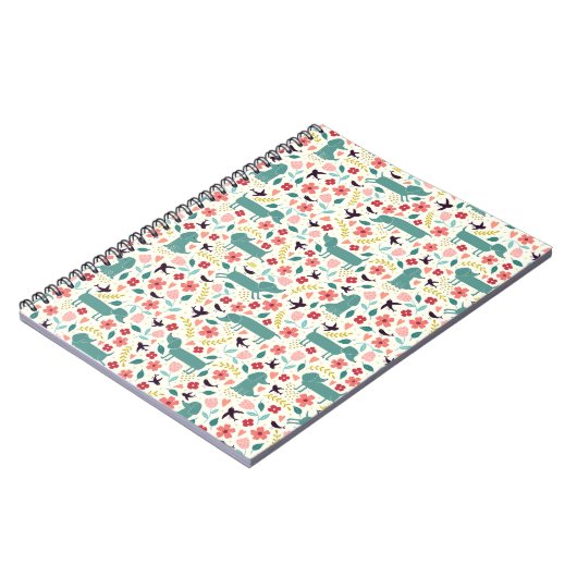 Dackeln-Notebook Notizblock (Linke Seite)