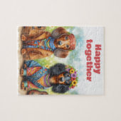 Dackeln Puzzle (Horizontal)