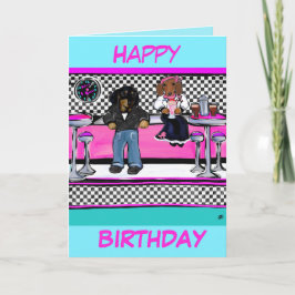 Dackeln Rock and Roll Karte