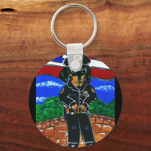 Dackeln Schlüsselanhänger (Vorderseite)