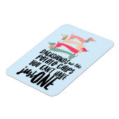 Dackeln sind wie Kartoffelchips 3"x4"Foto Magnet (Linke Seite)