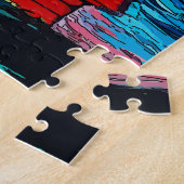 Dackeln Starry Night Dog House Puzzle (Seite)