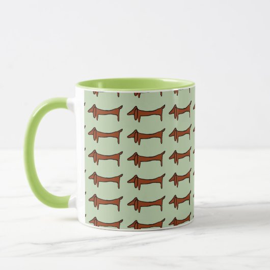 Dackeln Tasse (Links)
