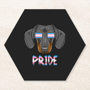 Dackeln transgender Flag Lgbt Untersetzer