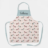 Dackeln und Herz Schürze (Vorderseite)