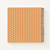 Dackeln und Polka Dots Notebook Notizblock (Rückseite)