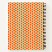Dackeln und Polka Dots Notebook Notizblock (Rückseite)