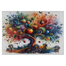 Dackeln unter dem Obstbaum