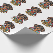 Dackeln verbessern geschenkpapier (Ecke)