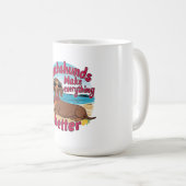 Dackeln verbessern kaffeetasse (VorderseiteRechts)