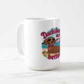 Dackeln verbessern kaffeetasse (Vorderseite Links)