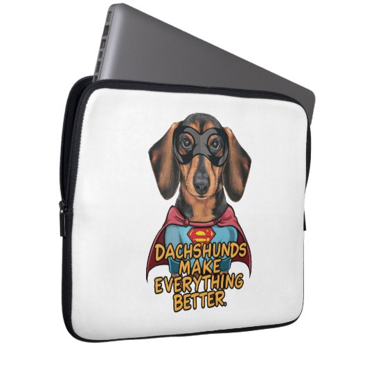 Dackeln verbessern laptopschutzhülle (Vorne Rechts)