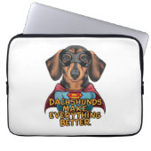 Dackeln verbessern laptopschutzhülle (Vorderseite)