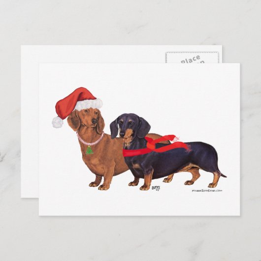 Dackeln Weihnachten (Vorne/Hinten)