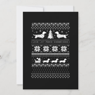 Dackeln Weihnachten Dankeskarte