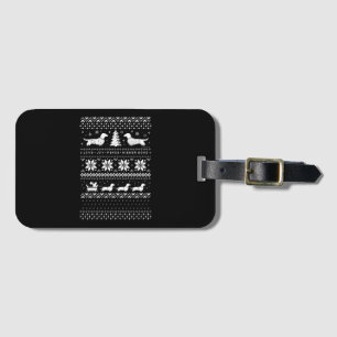 Dackeln Weihnachten Gepäckanhänger