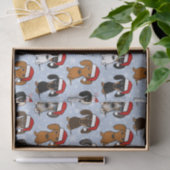 Dackeln Weihnachten Niedliche Dackel Hund Weihnach Seidenpapier (Geschenk)