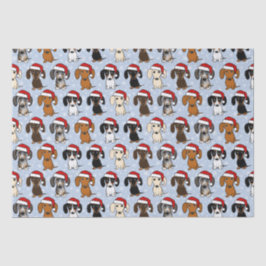 Dackeln Weihnachten Niedliche Dackel Hund Weihnach Seidenpapier