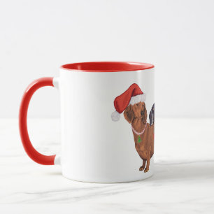 Dackeln Weihnachten Tasse