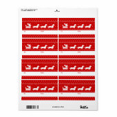 Dackeln Weihnachts-Schlitten mit Eichhörnchengesch (Vorne)