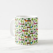 Dackeln zu Fuß im Park Kaffeetasse (Vorderseite Links)