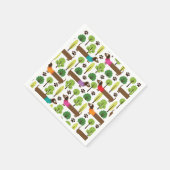 Dackeln zu Fuß im Park Serviette (Ecke)