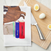 Dackeln zurück zur Schule Küchentuch (Viertel Falte)