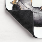 DackelschlafenMausunterlage Mousepad (Ecke)