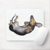 DackelschlafenMausunterlage Mousepad (Mit Mouse)