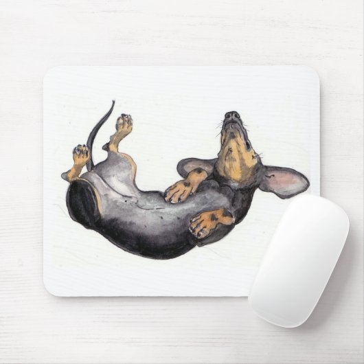 DackelschlafenMausunterlage Mousepad (Mit Mouse)