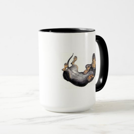 DackelschlafenTasse Tasse (VorderseiteRechts)