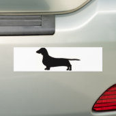 Dackelsilo black.png autoaufkleber (Auf Auto)