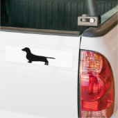 Dackelsilo black.png autoaufkleber (Auf Lkw)