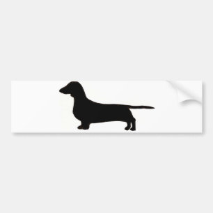 Dackelsilo black.png autoaufkleber
