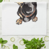 Dackelteetuch Küchentuch (Gefaltet)