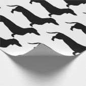 Dackelverpackungspapier Geschenkpapier (Ecke)