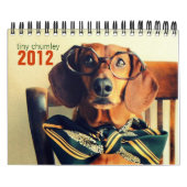 DackelWandkalender 2012 - kleines chumley Kalender (Titelbild)