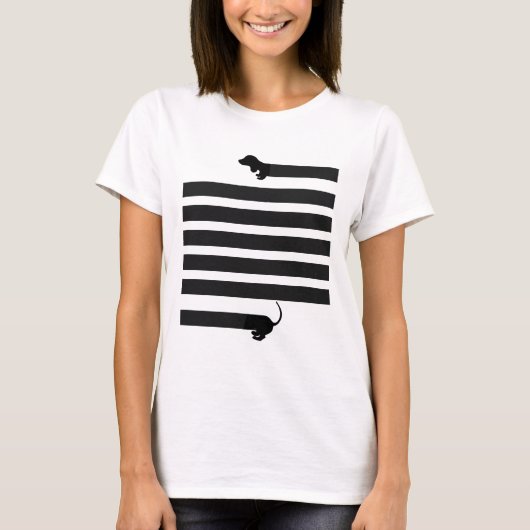 Dackelwursthund T-Shirt (Vorderseite)