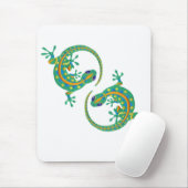 Daco Kunst Eidechsen Mousepad (Mit Mouse)