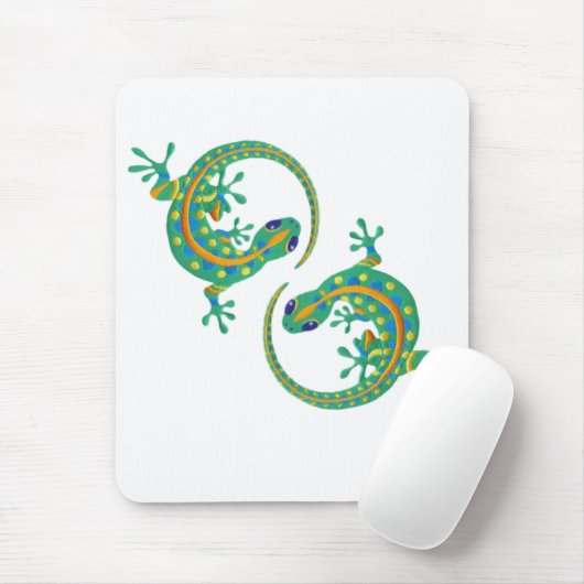 Daco Kunst Eidechsen Mousepad (Mit Mouse)